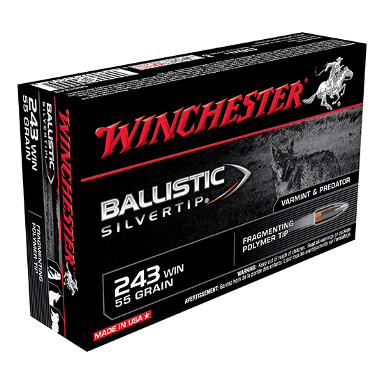 WIN SUPREME 243WIN 55GR BST 20/10 - Ammunition